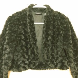 Faux-Fur Bolero jacket